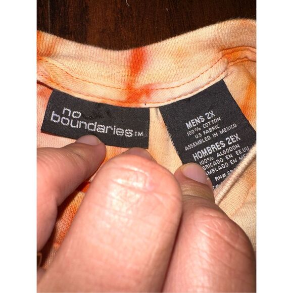 Vintage No Boundaries Tribal Dragon Bleached Tee - Picture 7 of 7